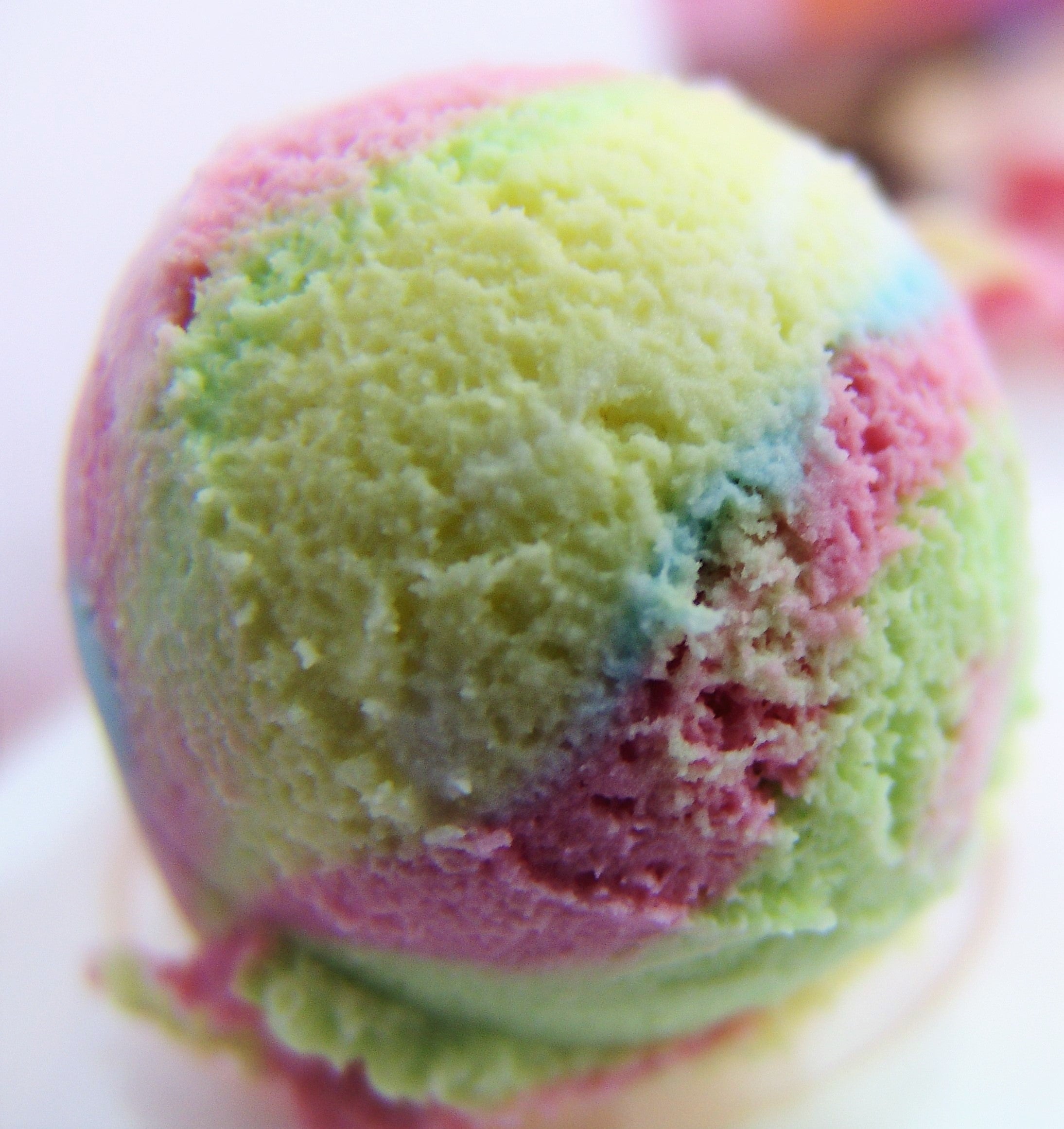 Rainbow citrus fruit ice cream, ايسكريم حمضيات الفواكه رينبو 